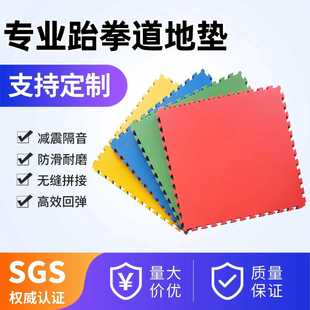 跆拳道地垫 专业武术摔跤搏击1米散打格斗运动垫子训练加厚泡沫垫