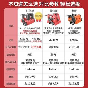 刨墙机动铲机无电尘无死混角粗刨机铲墙墙皮机工具凝土铲腻678子