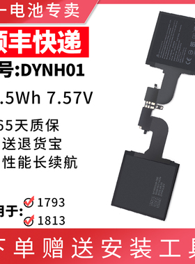 适用微软 Surface 1793 1813 DYNH01 容量3500mAh 平板电池