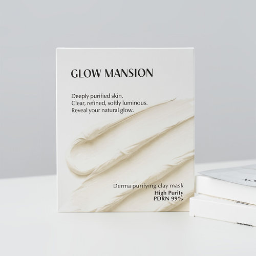 GLOW MANSION火山泥面膜积雪草PDRN清洁去油舒缓滋养