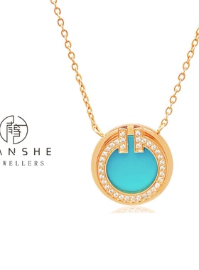 NANSHE/南奢 气质时尚感圆盘项链 L122