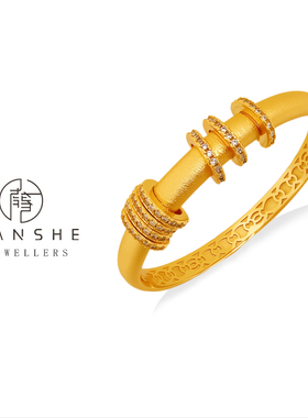 NANSHE/南奢 中古拉丝法式复古手镯L1103