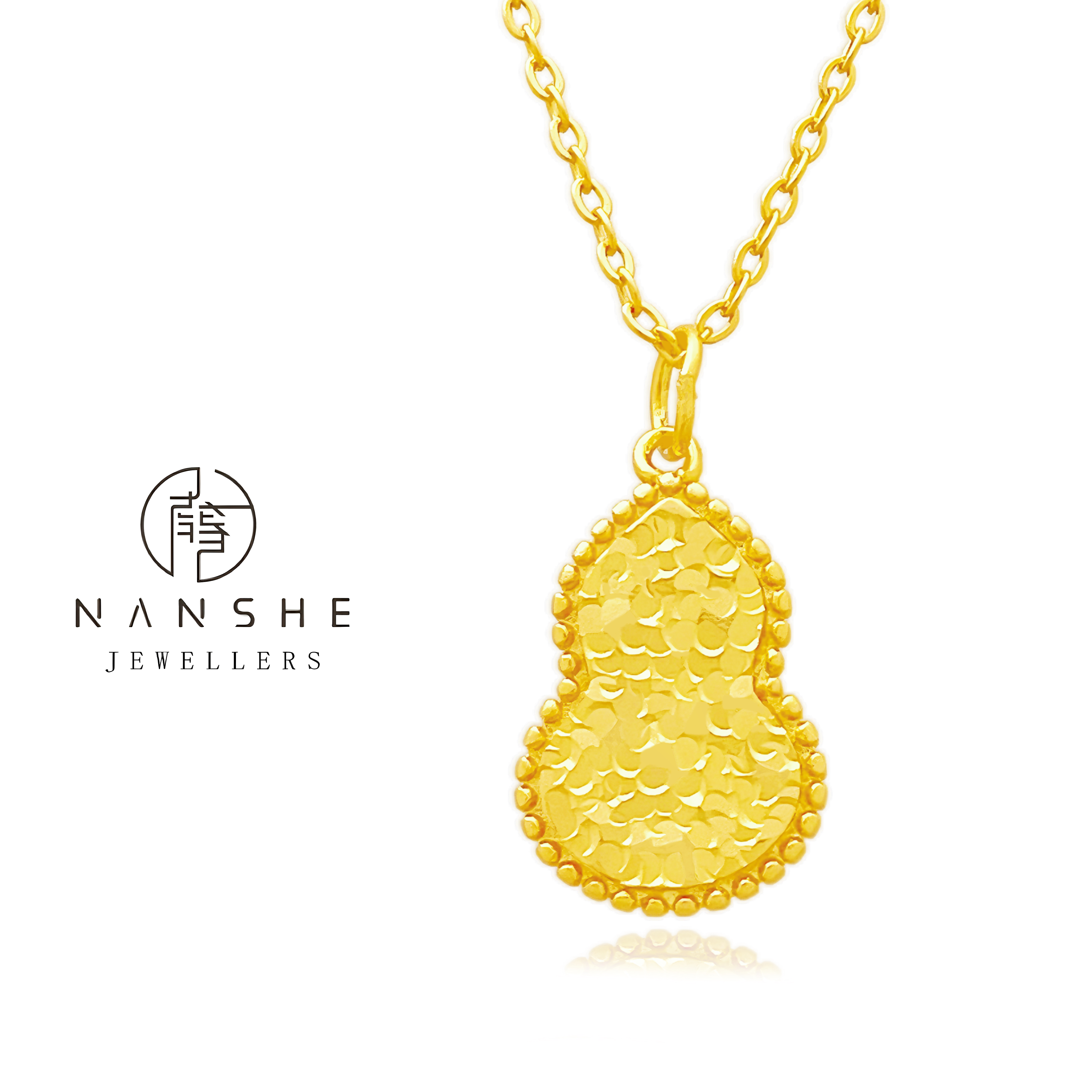 NANSHE/南奢 金色葫芦时尚项链百搭轻奢 L906