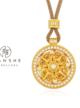 NANSHE/南奢 【时来运转】八宝罗盘新中式毛衣链