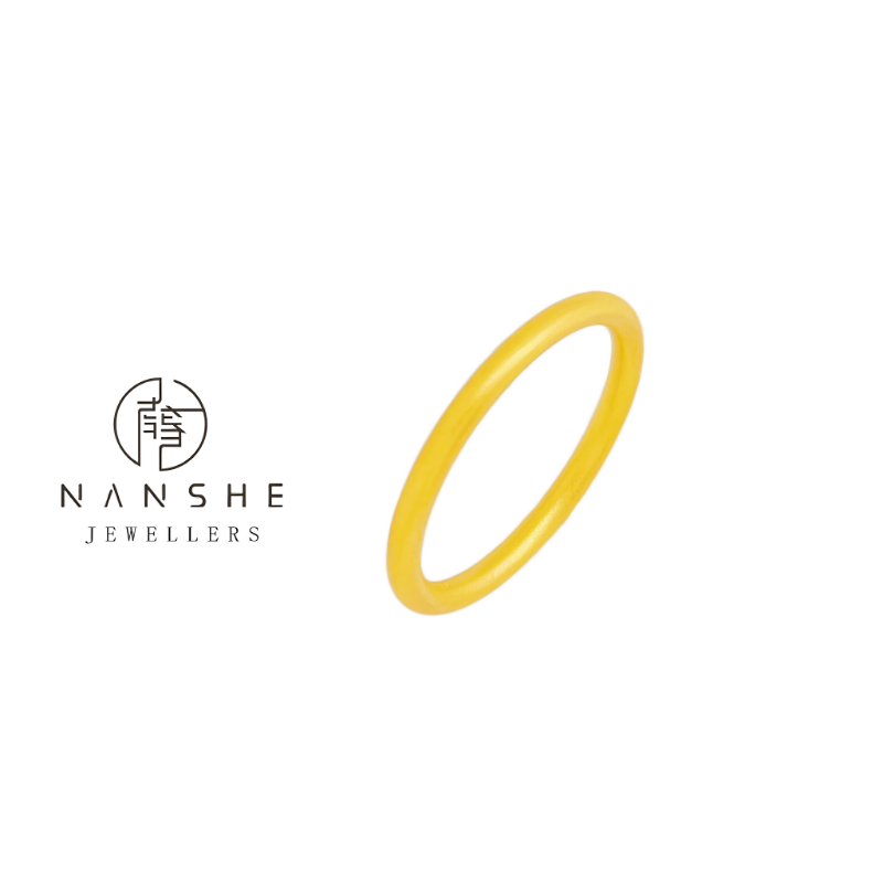 NANSHE/南奢 新中式古法素圈经典戒指 L965