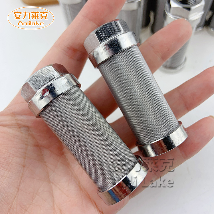 工厂可做不锈钢过滤筒304滤芯工业用过滤网筒席型网滤筒烧结滤芯