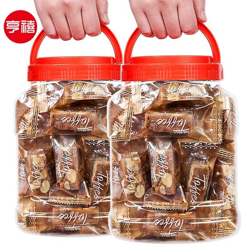 手工杏仁海盐太妃糖喜糖巴旦木非夏威夷咖啡坚果焦糖酥糖网红零食