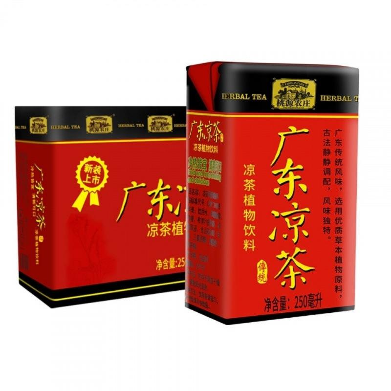 广东凉茶清热植物本广式老凉茶饮料盒装250ml12/24整箱