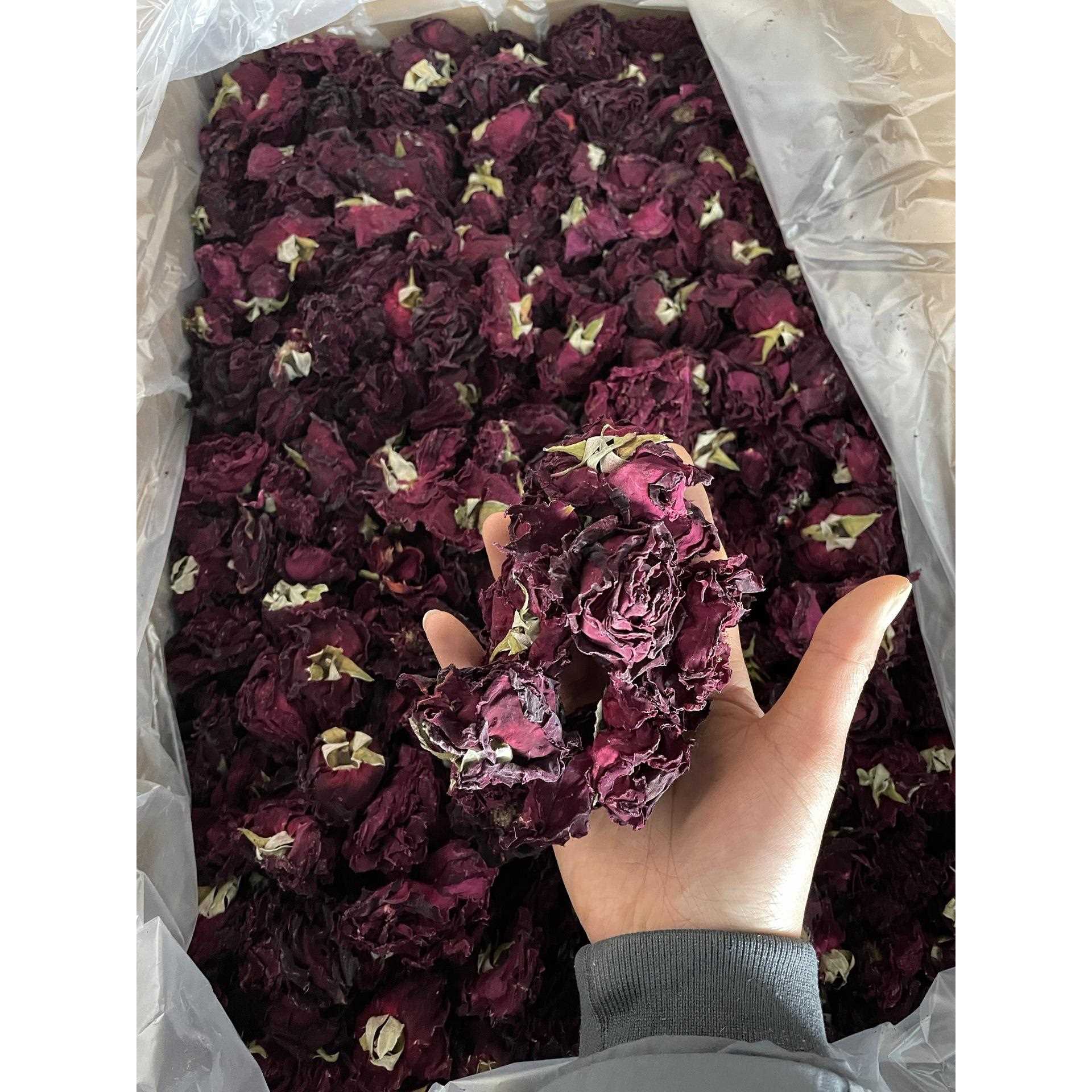 云价南墨红重瓣滇红瑰花茶地直发散货食用玫瑰量大产玫优