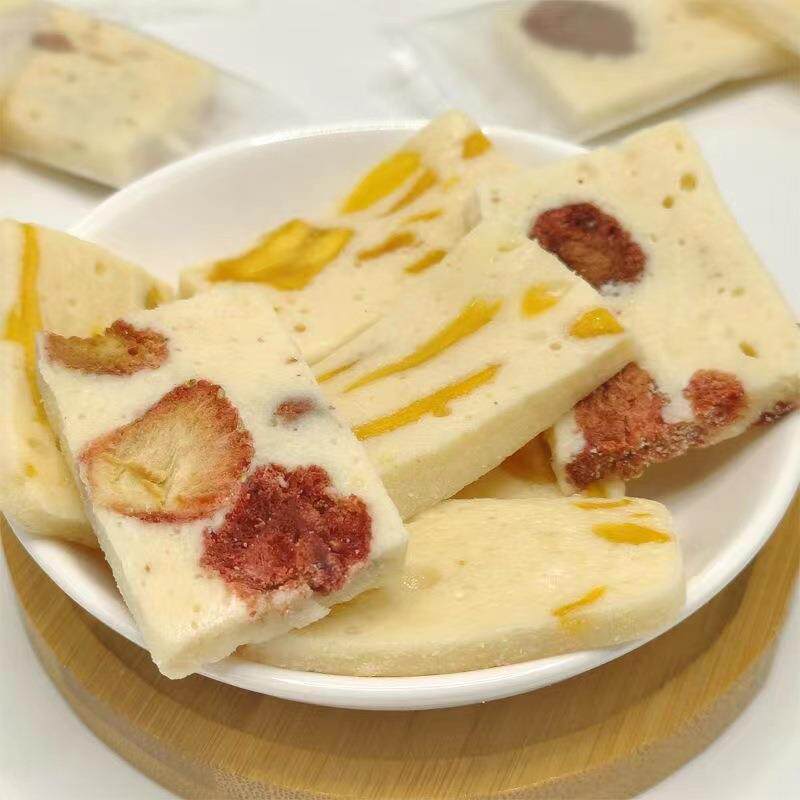 网红草莓芒果奶糕芒果之恋芒果干传统手工糕点糯米糍牛扎软糖零食