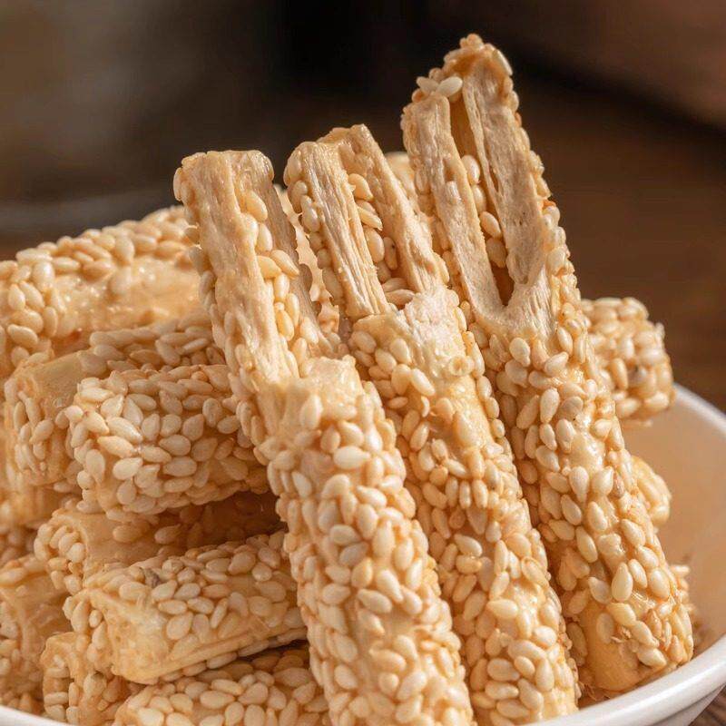 芝麻杆糖棍老式麦芽糖手工特产怀旧小包装空心8090儿时零食