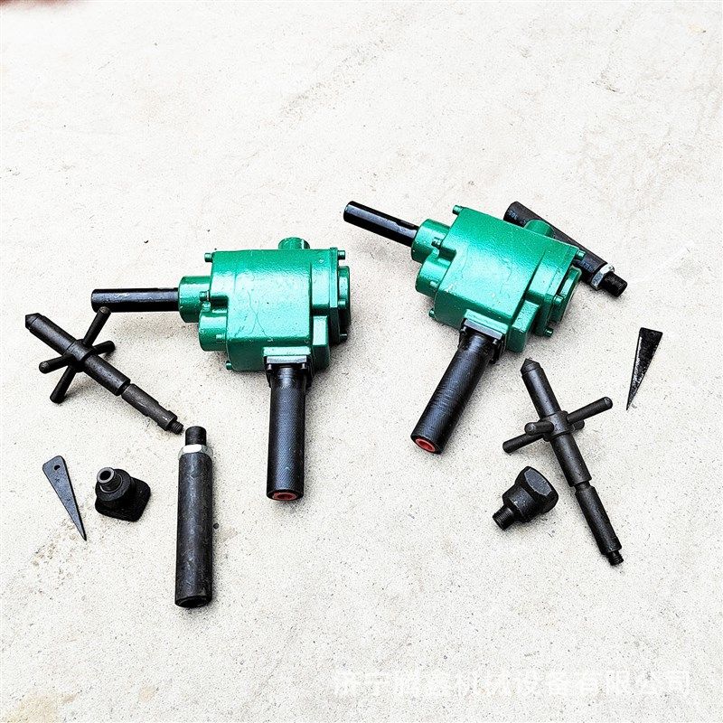 ZK19矿用风动钢轨打孔机轻轨钻巷道井下用S自锁式气动轨道钻