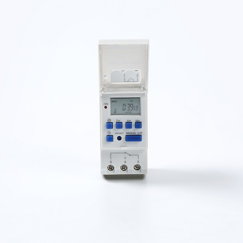 220V导轨式配电j箱30A时控开关THC15A/TP8A16数显电子定时器