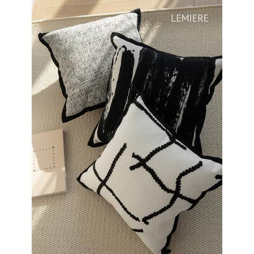 法式小香风抱枕高级柔软客厅沙发轻奢靠枕靠垫方形抱枕套床头靠垫