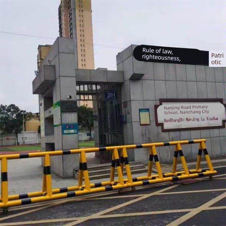 拒马路障移动带刺防撞拒马护栏阻车幼儿园政府单位学校防冲撞设施