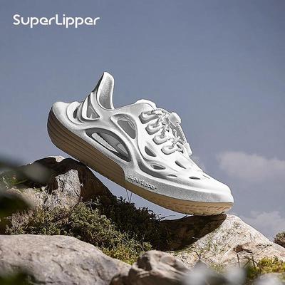 SuperLipper溯溪|2025夏季新款男女户外探野防滑沙滩洞洞涉水凉鞋