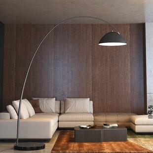 钓鱼灯落地灯客厅沙发角氛围法式覆古中古艺术极简高级感麻将台灯