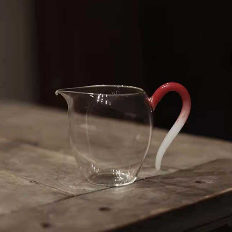 禾器同款淡然玻璃公道杯耐热茶海分茶器茶具泡茶配件草堂公杯