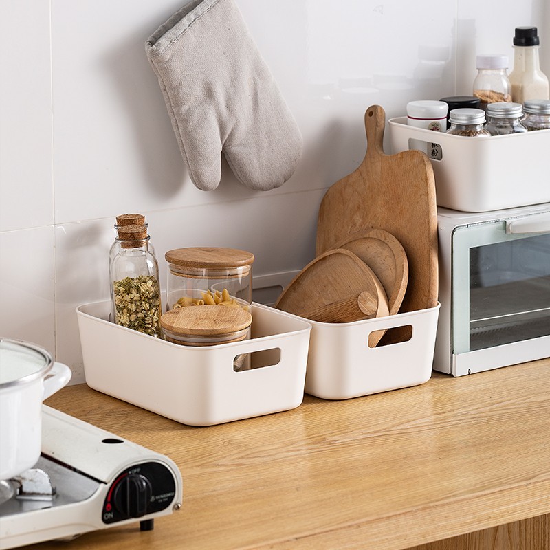 满二件享8折 杂物整理盒浴室卫生间收纳盒厨房收纳筐桌面储物盒子