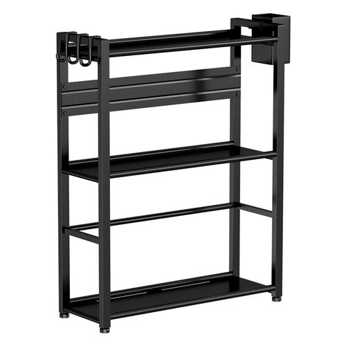 窄款厨房置物架调料架多层调味品收纳架台面多功能佐料酱油醋架子