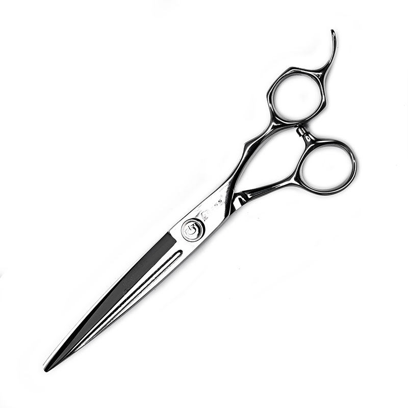 台湾戈丝G04理发剪刀大切口平剪多功能干湿两用剪7寸徒手大刀歌丝
