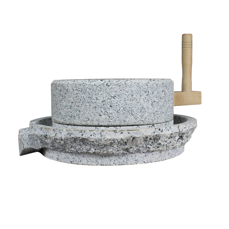 石磨盘小石磨 家用 手工磨豆浆石磨 家用 手摇迷你手推石磨磨浆机