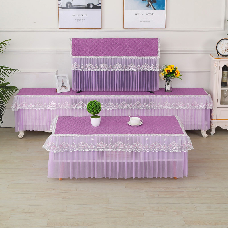 防滑电视柜桌布长方形客厅电视柜盖布高低柜组合茶几套罩简约时尚