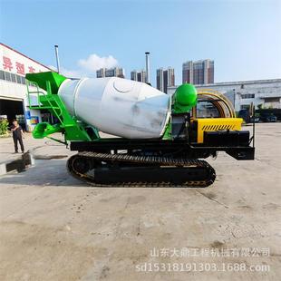 商混搅拌车 履带混凝土罐车水泥搅拌运输车全地形履带式