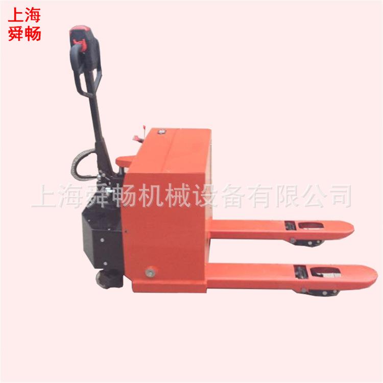 供应定制加长加宽超短型充电式托盘搬运在半自动液压地牛运输车