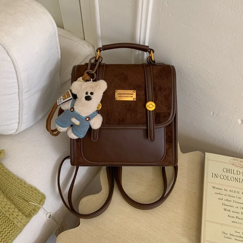 英伦风旅行背包跨境复古百搭小众双肩包设计包包时尚外出手提书包,箱包皮具/热销女包/男包,腋下包,淘宝优惠券,粉丝福利购,淘宝优惠卷