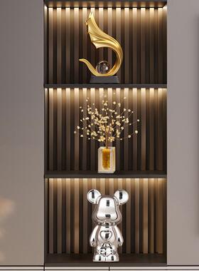 酒柜装饰品摆件轻奢高档客厅办公室电视柜高端大气上档次风生水起