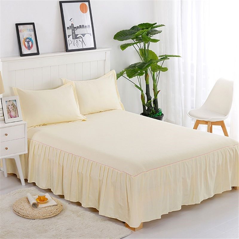 纯色床裙单件床罩素色简约床盖床罩,床上用品,被套,淘宝优惠券,粉丝福利购,淘宝优惠卷