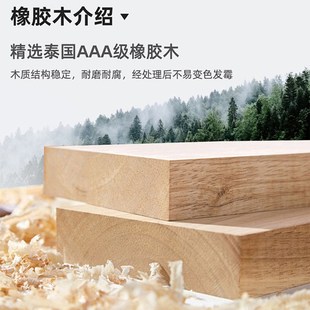 收纳储物柜一体小户型茶几组合落地柜 实木电视柜客厅家用2025新款
