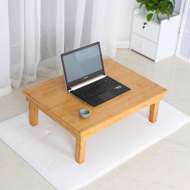 楠竹折叠炕桌榻榻米桌子飘窗饭桌正方形实木质方桌小茶几矮桌炕几