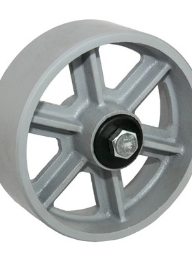 林春4系列6寸重型烤漆全铁万向轮可承载410公斤耐高温脚轮4-6WT37