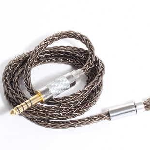 6N深灰色8股升级线MMCX.QDC.TFZ.0.78.A2DC.IE900.IE500.4.4平衡