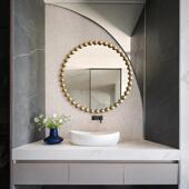 欧式 壁挂装 饰镜玄关镜壁炉镜餐厅镜子卫生间浴室镜卧室梳妆化妆镜