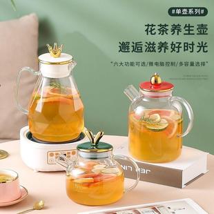 冷水壶北欧家用玻璃耐高温防爆凉白开大容量冰镇水泡水壶茶壶套装