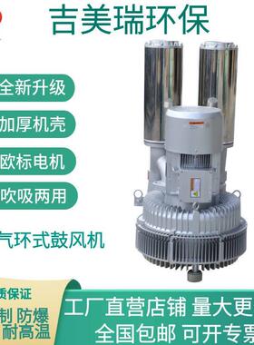 11KW高压漩涡风机 RB-840-H37污水曝气高压风机 气体输送高压气泵