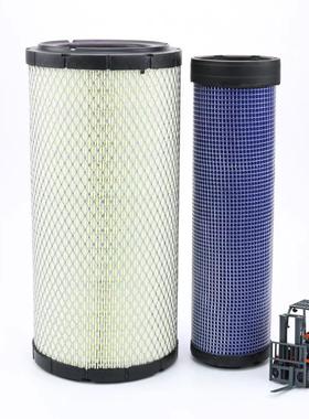 K1838PU空气滤芯适用于叉车龙工徐工30装载机挖掘机空气滤清器