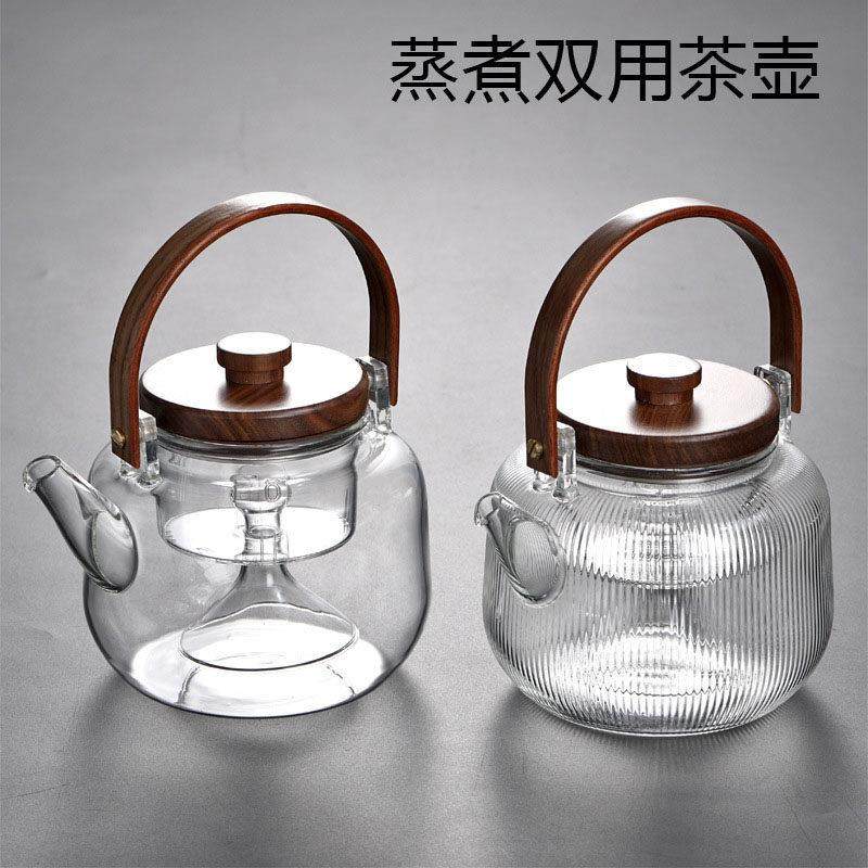高硼玻璃煮茶壶明火耐高温蒸煮两用加厚电陶炉专用泡茶耐热烧水壶,餐饮具,茶壶,淘宝优惠券,粉丝福利购,淘宝优惠卷