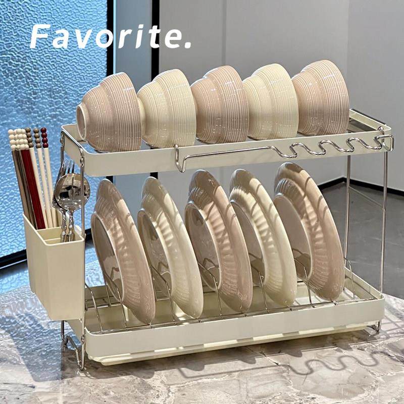 新款简约不锈钢碗架厨房碗碟沥水架置物架家用台面筷子碗碟收纳架,厨房/烹饪用具,碗架,淘宝优惠券,粉丝福利购,淘宝优惠卷