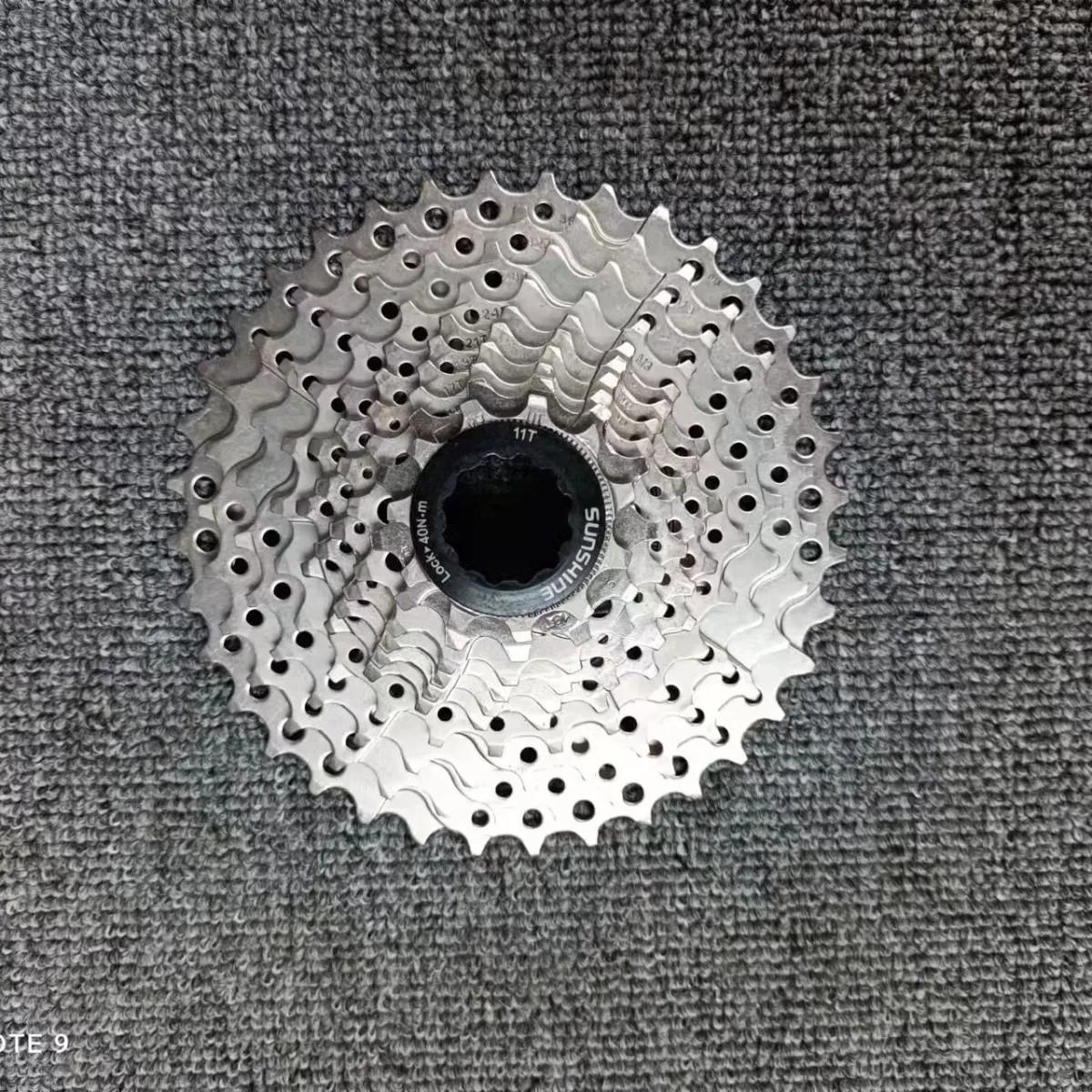 正品台湾日晖山地车10速/30速卡式飞轮11-34/11-36 山地车塔轮