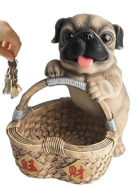 创意玄关钥匙收纳摆件客厅现代简约轻奢家居饰品进门入户鞋柜摆设