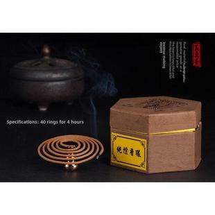 美真香三藏香老山纯檀香环老山贡品纯檀香盘香供香佛香竹签香熏香