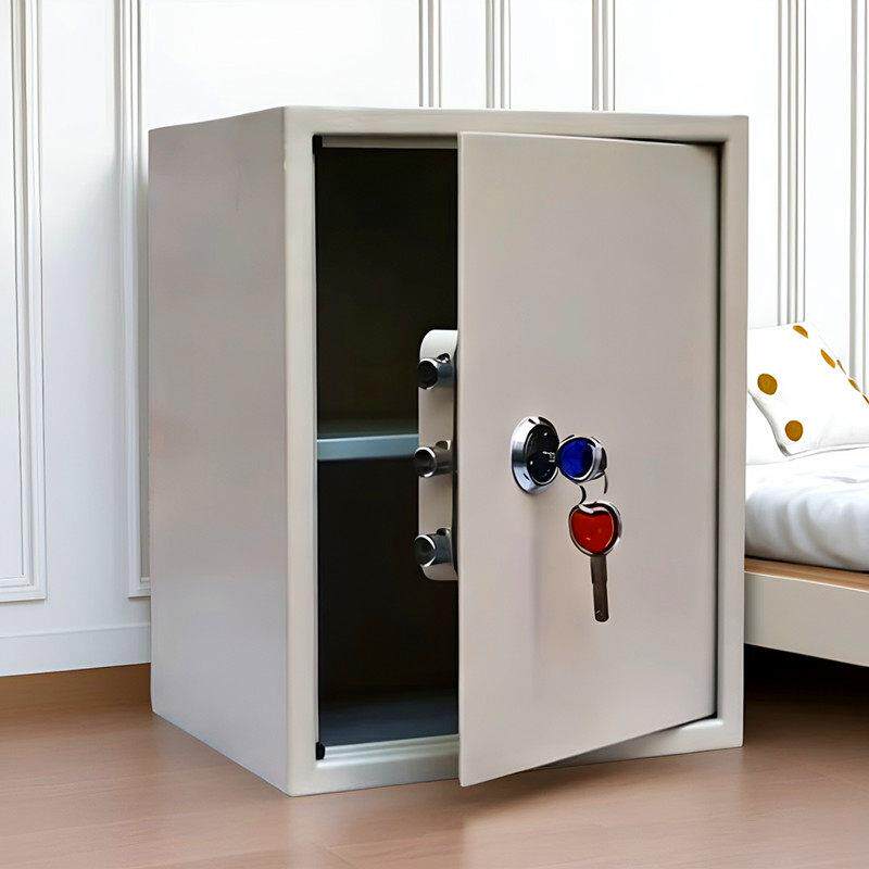 保险柜钥匙老人保管箱商用防盗老式全钢大型办公室保险箱家用夹万