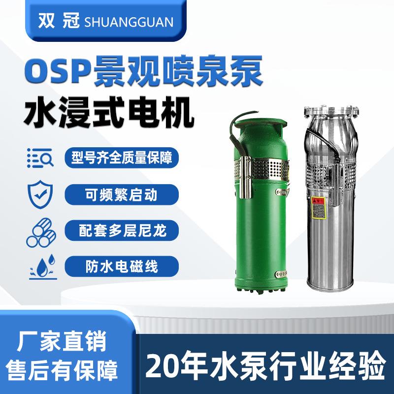 厂家直供QSP(F)景观喷泉泵铸铁三相大流量潜水泵高扬程音乐喷泉泵