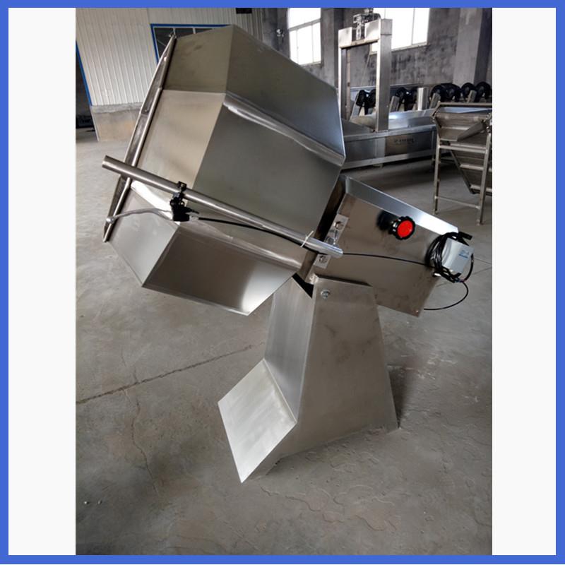 厂家供应咸菜条调味机不锈钢拌料机薯条调味机休闲食品加工设备