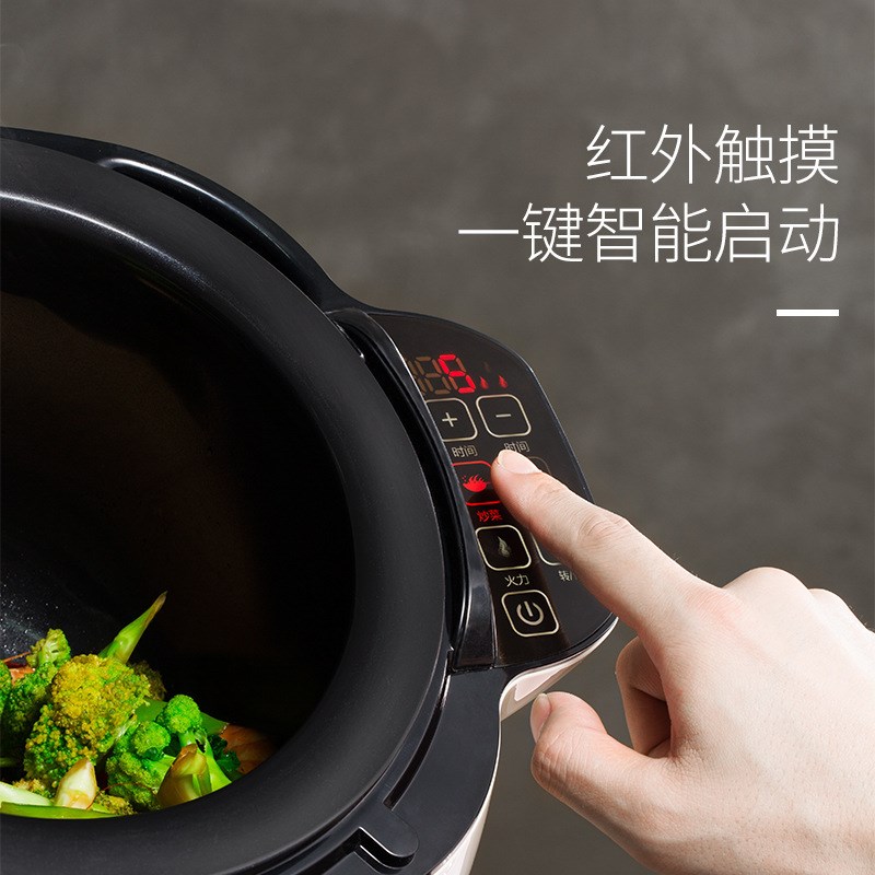 多功能炒菜机家用商用滚筒式炒菜锅全O自动智能炒饭机器人