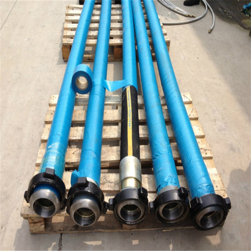 4寸钢丝编织胶管扣压式s高压软管钢丝编织缠绕高压油管钻井用油龙